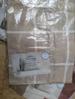 Lotto 10 federe cuscini letto cotone nuove