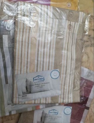 Lotto 10 federe cuscini letto cotone nuove