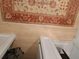 Alfombra Persa Beige y Roja