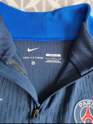 Sudadera PSG Nike Azul Media Cremallera