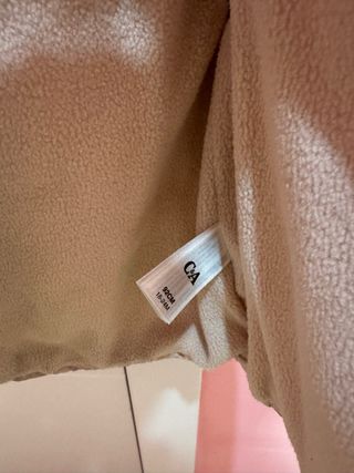 Chaleco infantil acolchado rosa