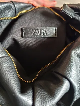 Borsa Zara nera con manico