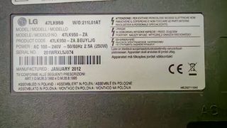 TV LG 47 Full HD Cinema 3D + 6 Gafas