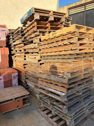 Palets de madera europeos de 1x1