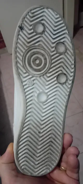 Sneakers bianche donna n. 38