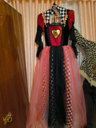 Disfraz Reina de Corazones Talla Única