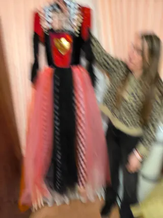 Disfraz Reina de Corazones Talla Única