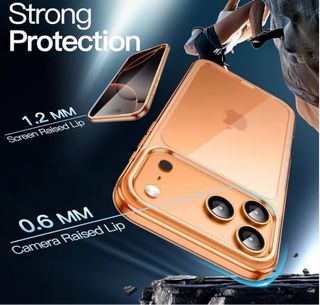 Custodia iPhone 17 Pro Max Arancione antigiallo