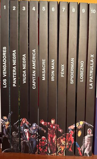Colección 10 tomos Marvel