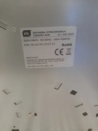 Placa vitrocerámica