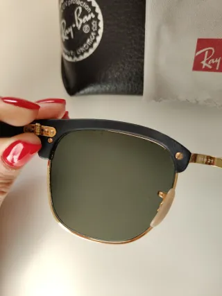Ray-Ban especial madera polarizadas Clubmaster Woo