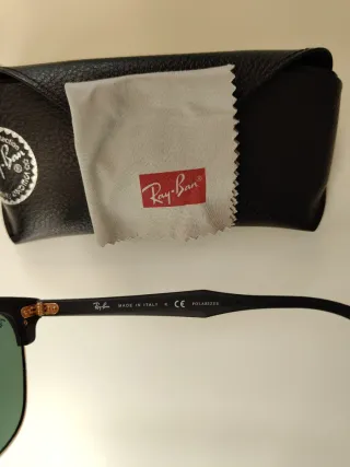 Ray-Ban especial madera polarizadas Clubmaster Woo