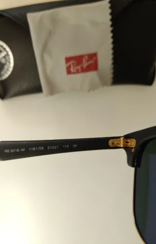 Ray-Ban especial madera polarizadas Clubmaster Woo