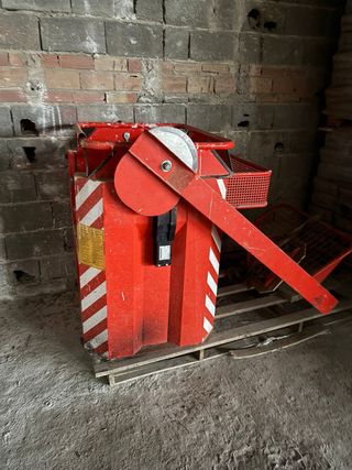 Cesta homologada para grúa con documentación