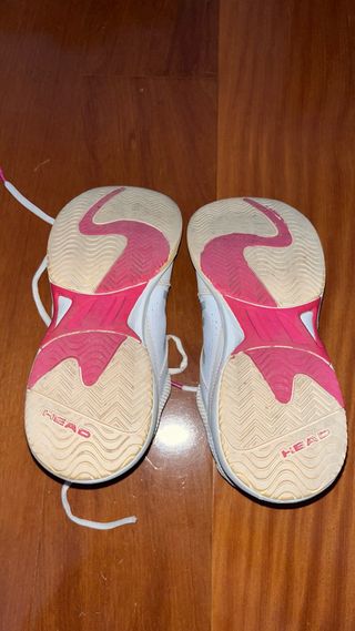 Zapatillas de tenis Head mujer blancas y rosas