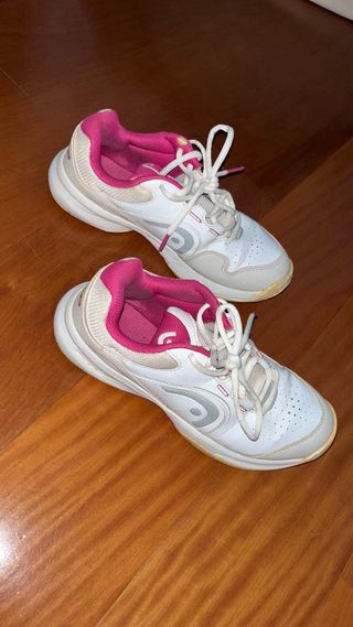 Zapatillas de tenis Head mujer blancas y rosas
