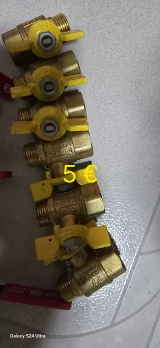 Lotes de llaves de paso de latón