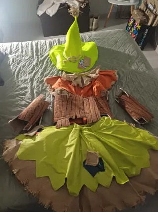 Disfraz espantapájaros mujer talla 38