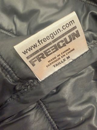 Plumifero Freegun Naranja y Gris