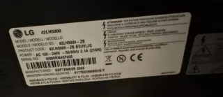 Televisión LG 42LH5000 Negra