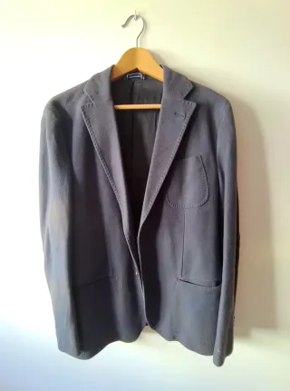 Americana azul grisaceo