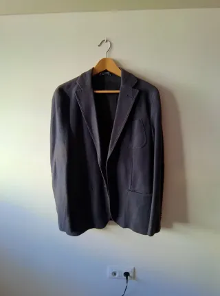 Americana azul grisaceo