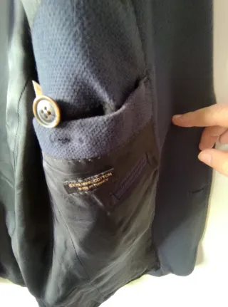 Americana azul grisaceo