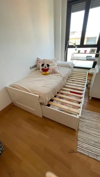 Cama juvenil con cajones + escritorio + mueble