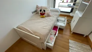 Cama juvenil con cajones + escritorio + mueble