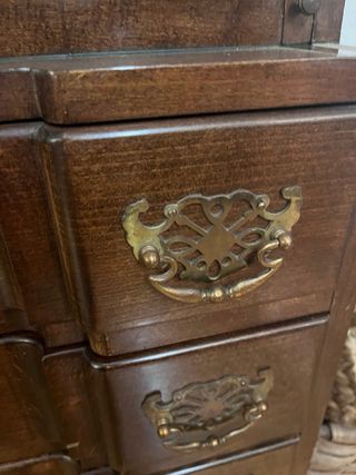 Mueble de salón vitrina y escritorio