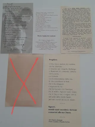 Lotto Santini Vescovi e Cardinali