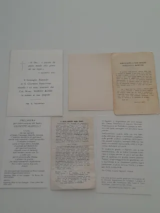 Lotto Santini Vescovi e Cardinali