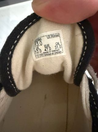 Zapatillas Vans Negras y Grises