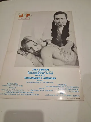 Cartel El Erotico Enmascarado - Fernando Esteso