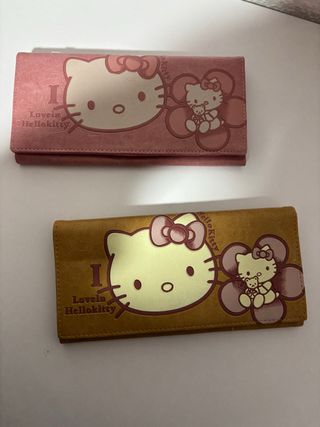 Monederos Hello Kitty (Rosa y Marrón)