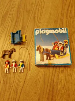 Playmobil 3391 Trineo con 3 niños