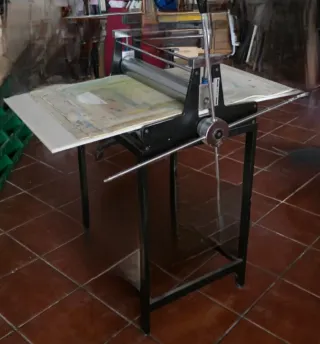 Tórculo de grabado profesional