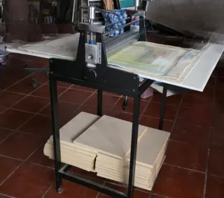 Tórculo de grabado profesional