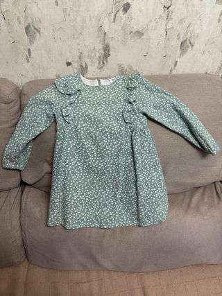 Vestido verde Newness floral