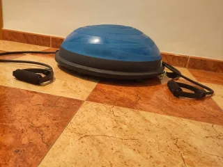 Disco equilibrio Domyos fitness azul decathlon