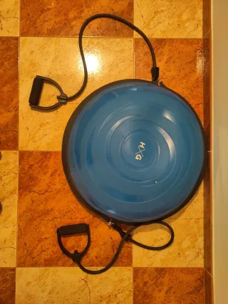 Disco equilibrio Domyos fitness azul decathlon