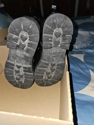 Botín negro piel mujer