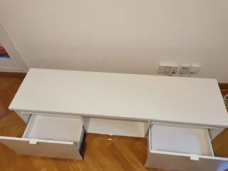 Mueble TV IKEA BYAS Blanco