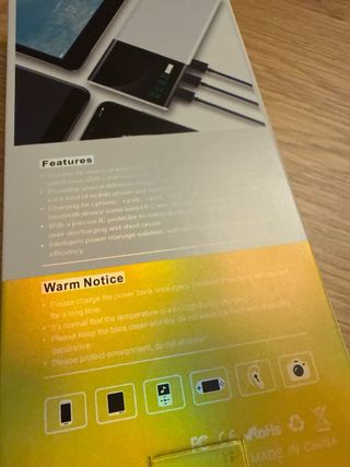 Batería Portátil YT-08 10000mAh