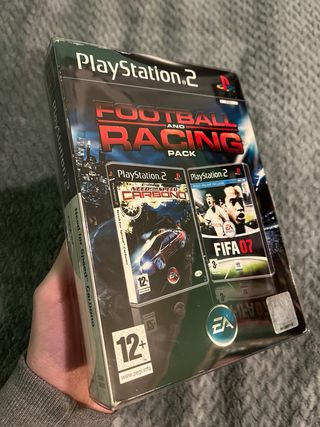 Football and Racing Pack NFS Carbon FIFA 07 PS2