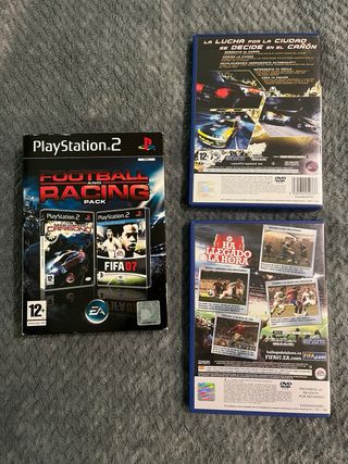 Football and Racing Pack NFS Carbon FIFA 07 PS2