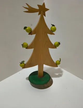 Albero Natale Legno Decorativo