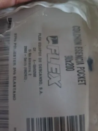 Colchón Flex Vicoelástico 90x200