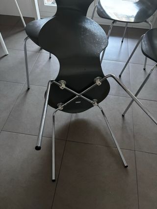 Juego de 4 sillas de cocina modernas