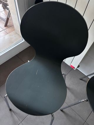 Juego de 4 sillas de cocina modernas